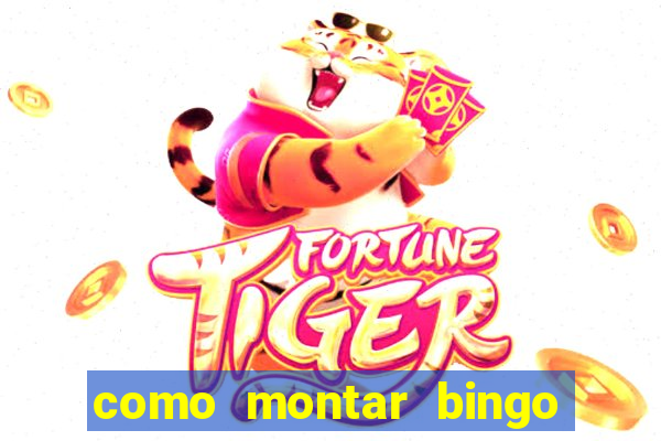 como montar bingo brinquedos toia